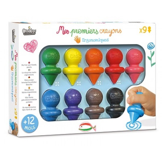 MES PREMIERS CRAYONS 9 PIÈCES