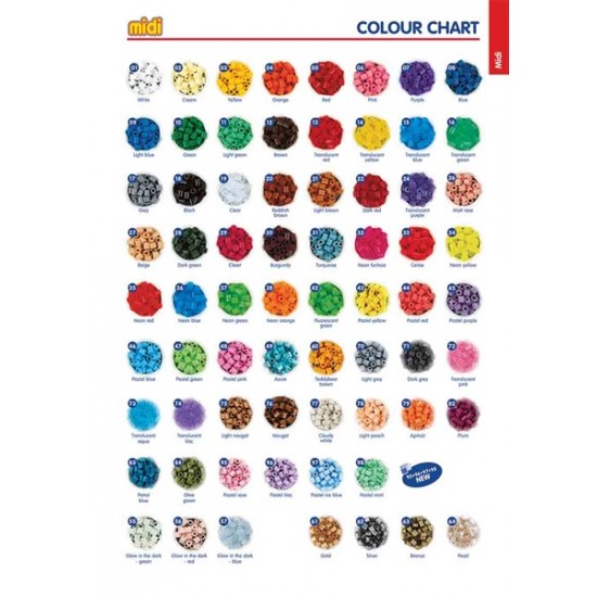 HAMA / SAC DE PERLES MAUVES 1000