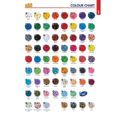 HAMA / SAC DE PERLES PASTEL BLEU 1000