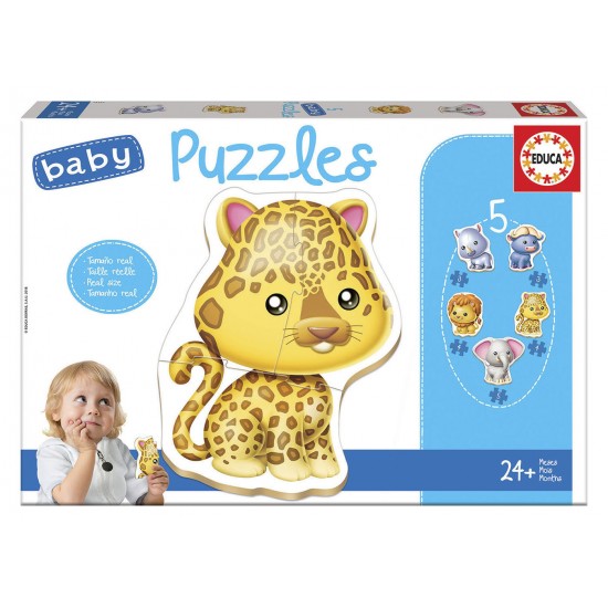 PZ BEBE / 1X5 ANIMAUX SAUVAGES