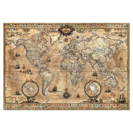 PZ 1000 / ANCIENNE CARTE DU MONDE