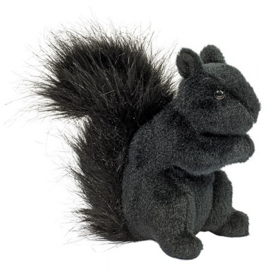 PELUCHE ECUREUIL NOIR