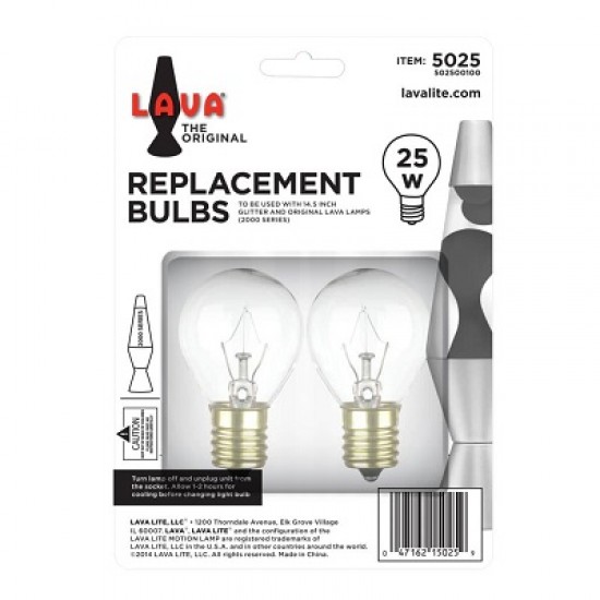 AMPOULE LAVA LAMP 14.5''
