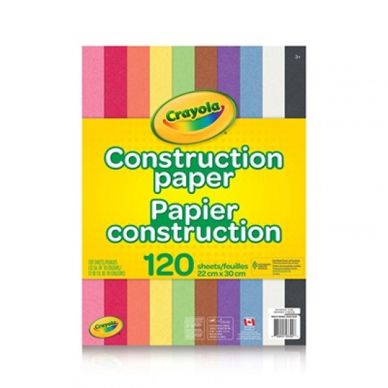 PAPIER DE CONSTRUCTION 120 PAGES