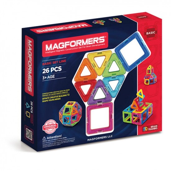 MAGFORMERS BASIC 26 PCES
