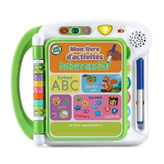LIVRE D'ACTIVITES INTERACTIF J'ECRIS JE JOUE J'APPRENDS