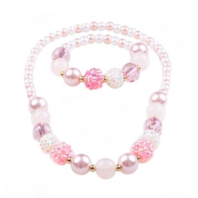 COLLIER ET BRACELET PINKY PEARL