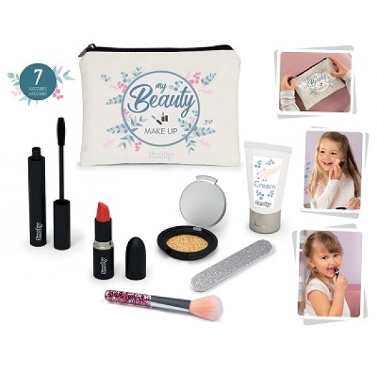 ÉTUI DE MAQUILLAGE ET 7 ACCESSOIRES