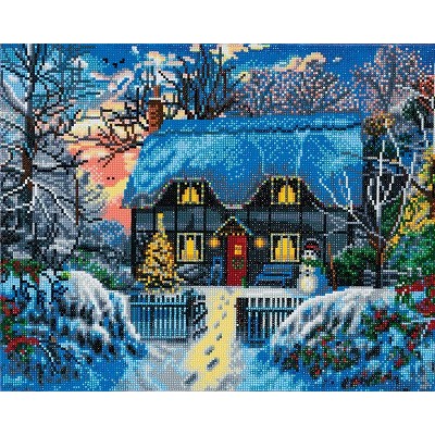 TOILE DIAMANTS / YULETIDE COTTAGE