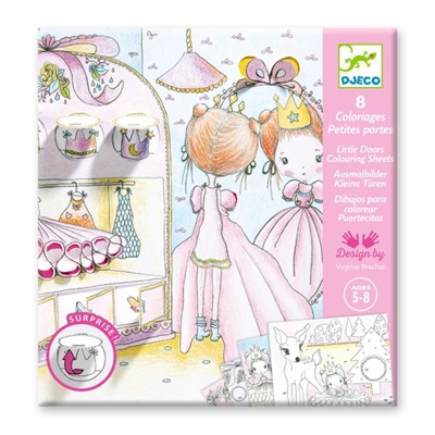 COLORIAGES SURPRISES / LES PETITES PORTES DE PUPI