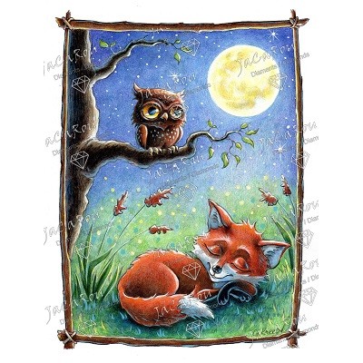 TOILE DIAMANT / SLEEPY FOX