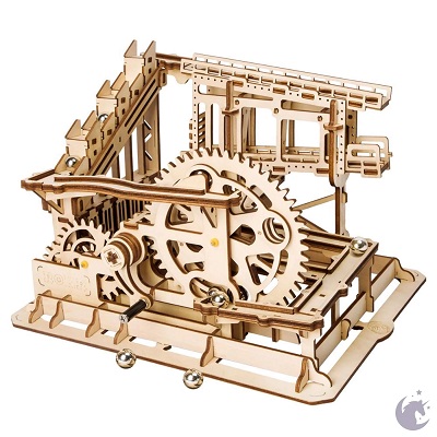 WOODEN MECHANICAL GEARS / MARBLE SQUAD