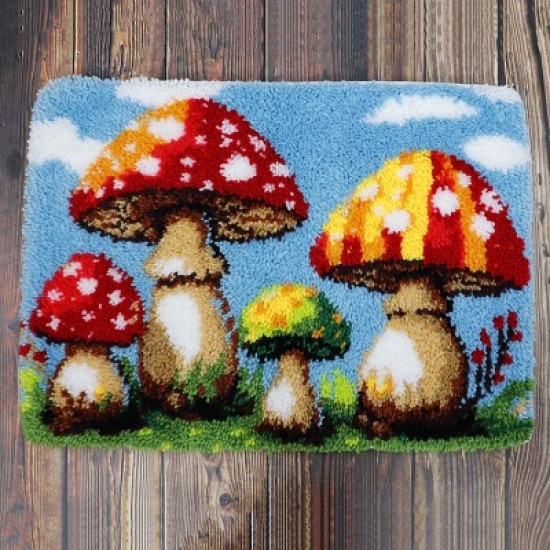 POINTS NOUES / TAPIS CHAMPIGNONS LARGE